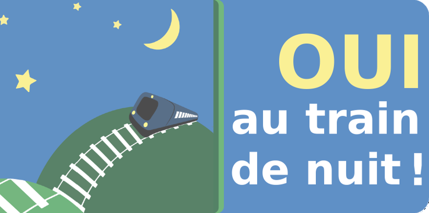 Oui au train de nuit - Arve