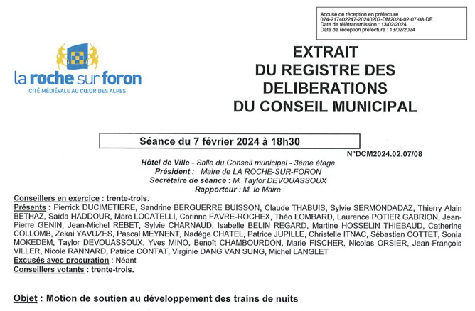 Motion La Roche 20250207